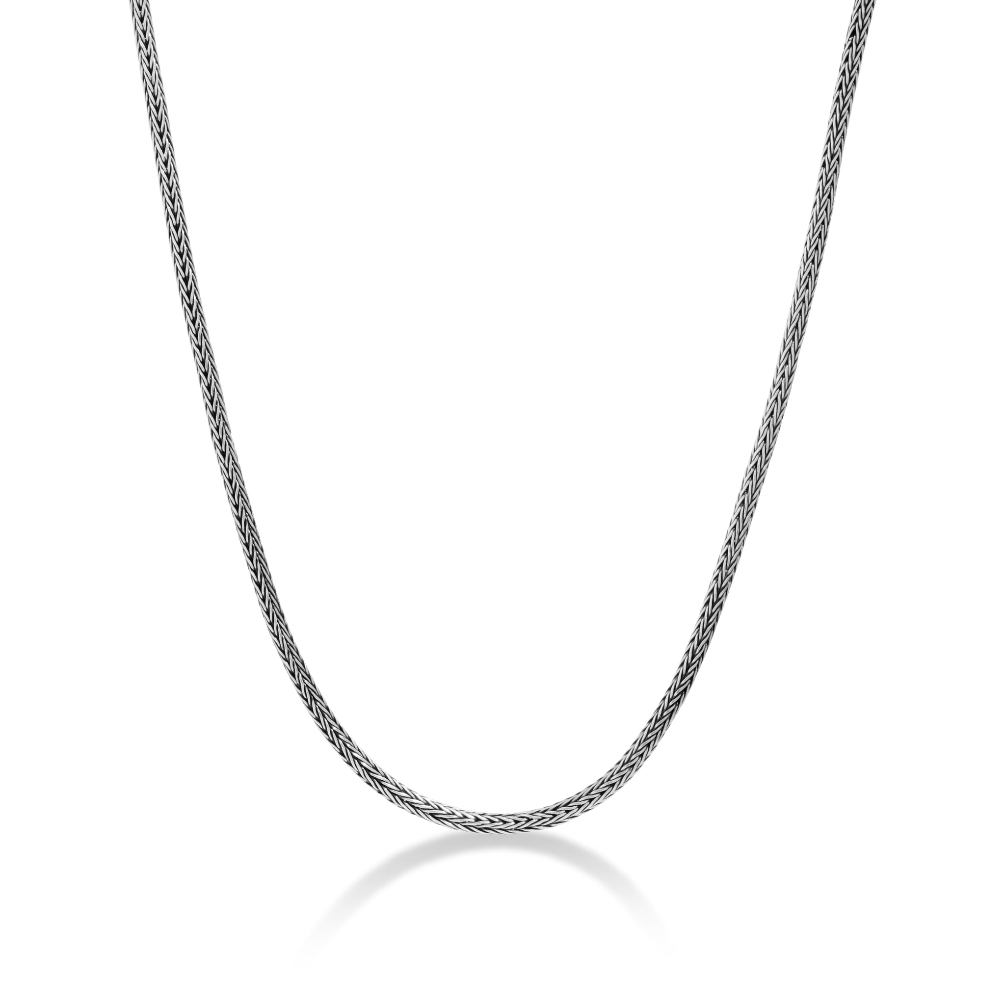 Nakula 925 Silver Webbing Chain Necklace Sutramala Collection Sunaka Jewelry
