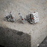 Patra Emas Silver Balinese Stud Earrings/E.744
