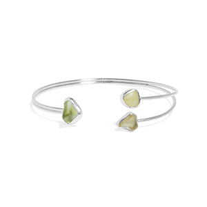 Cuff Bangle Pristine Chakra Solar Plexus Sterling Silver