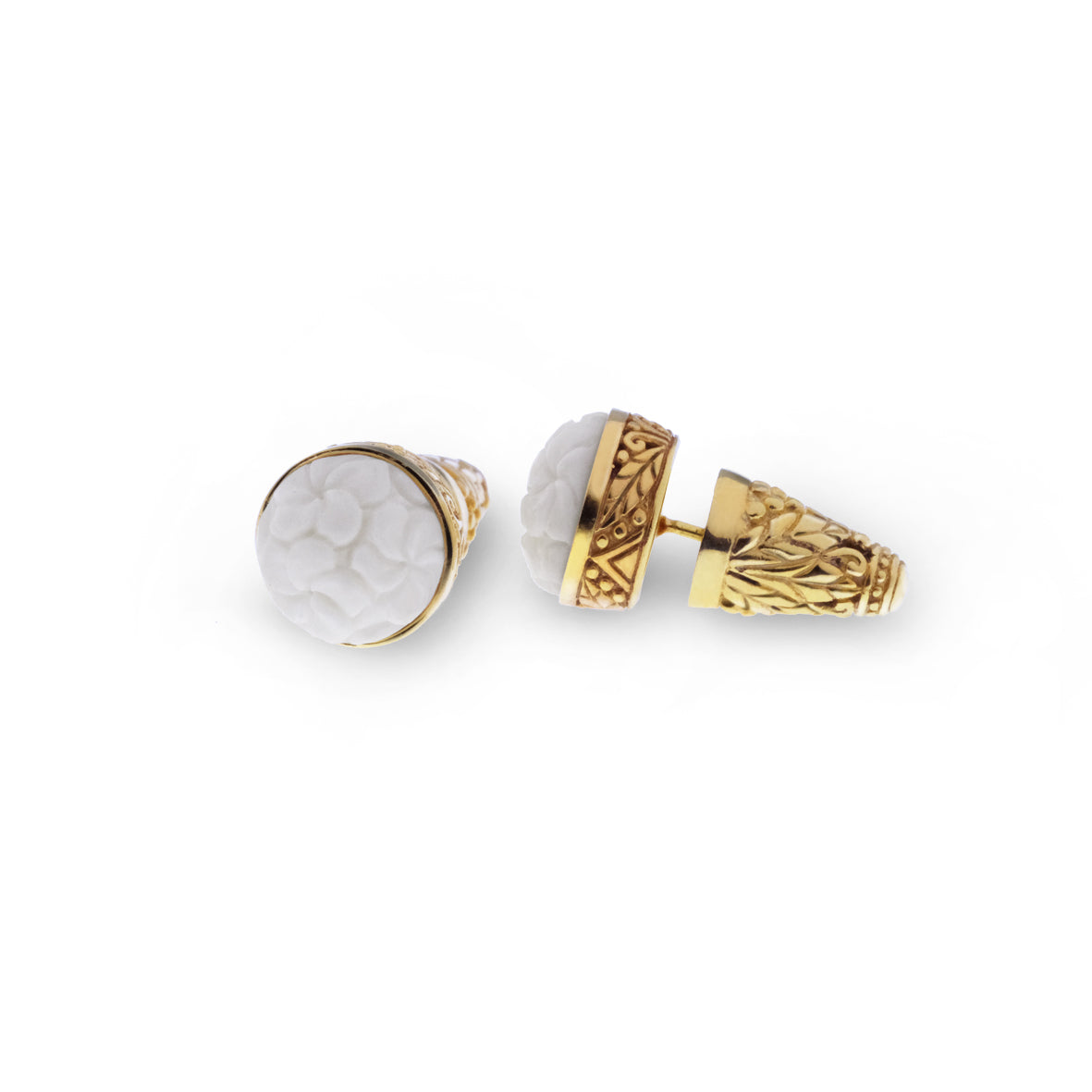 Earrings Multi Size Balinese Stud Jepun Collection Sterling Silver Gold Plated