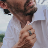 Small Signet Ring Maori Puhoro Sterling Silver 925