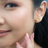 Earrings Yamabuki Gold Sterling Silver