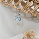 Women's 925 Silver Threader Earrings Pelangi Collection Sunaka Jewelry