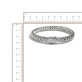 Bisma 925 Silver Push Clap Bracelet Sutramala Collection Sunaka Jewelry