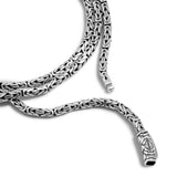 Bima 925 Silver Webbing Chain Necklace Sutramala Collection Sunaka Jewelry