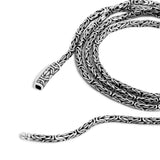 Bima 925 Silver Webbing Chain Necklace Sutramala Collection Sunaka Jewelry