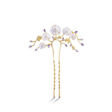 Hairpieces Big Anggrek Collection Sterling Silver 925 Gold Plated