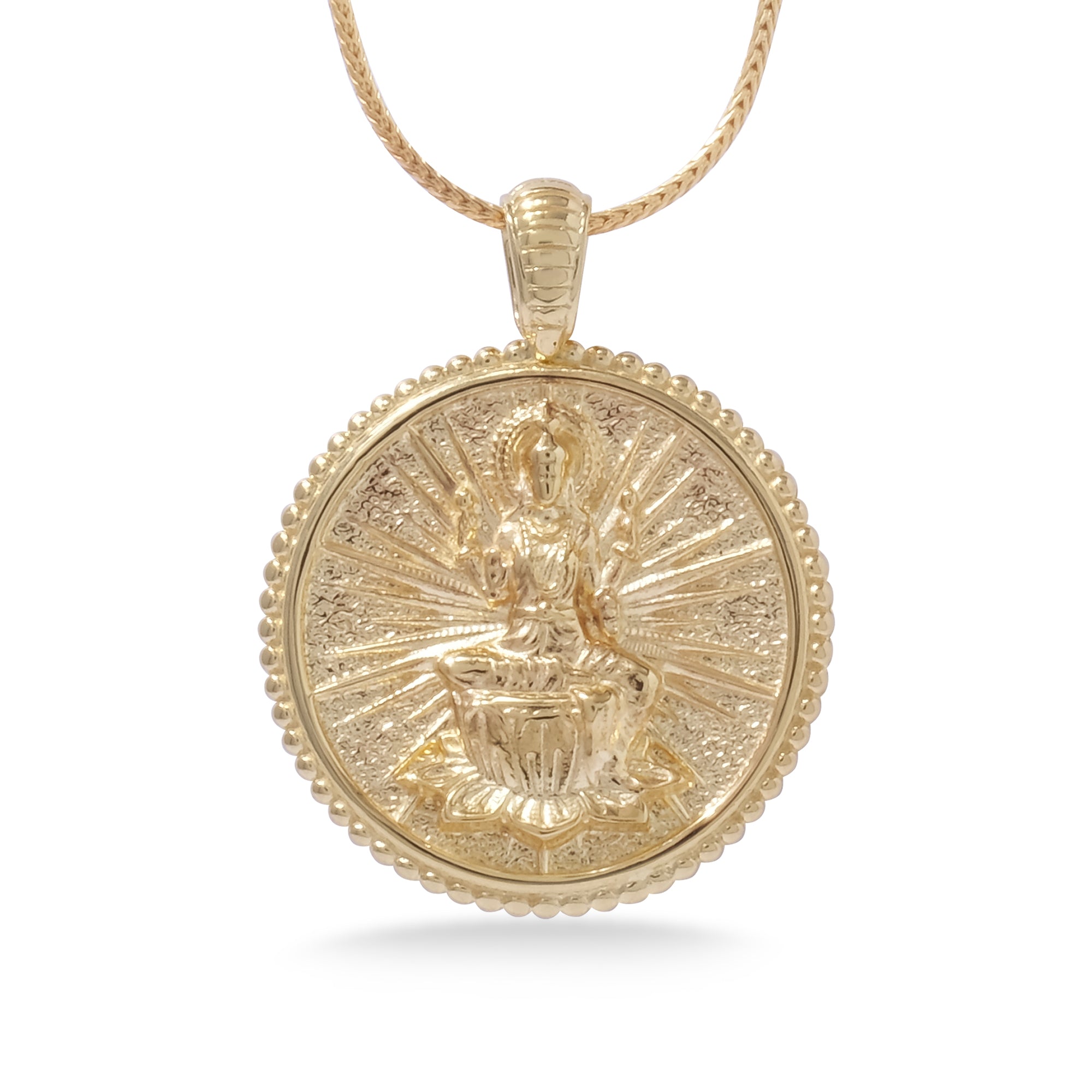 Pendant Goddess Amulet Collection Laksmi Gold Plated