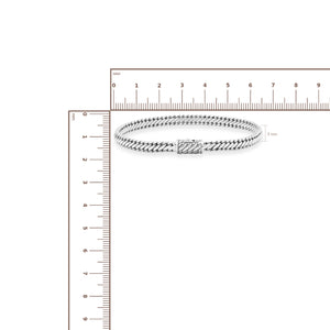 Men's 925 Silver Push Clap BraceleT Collection Sunaka Jewelry