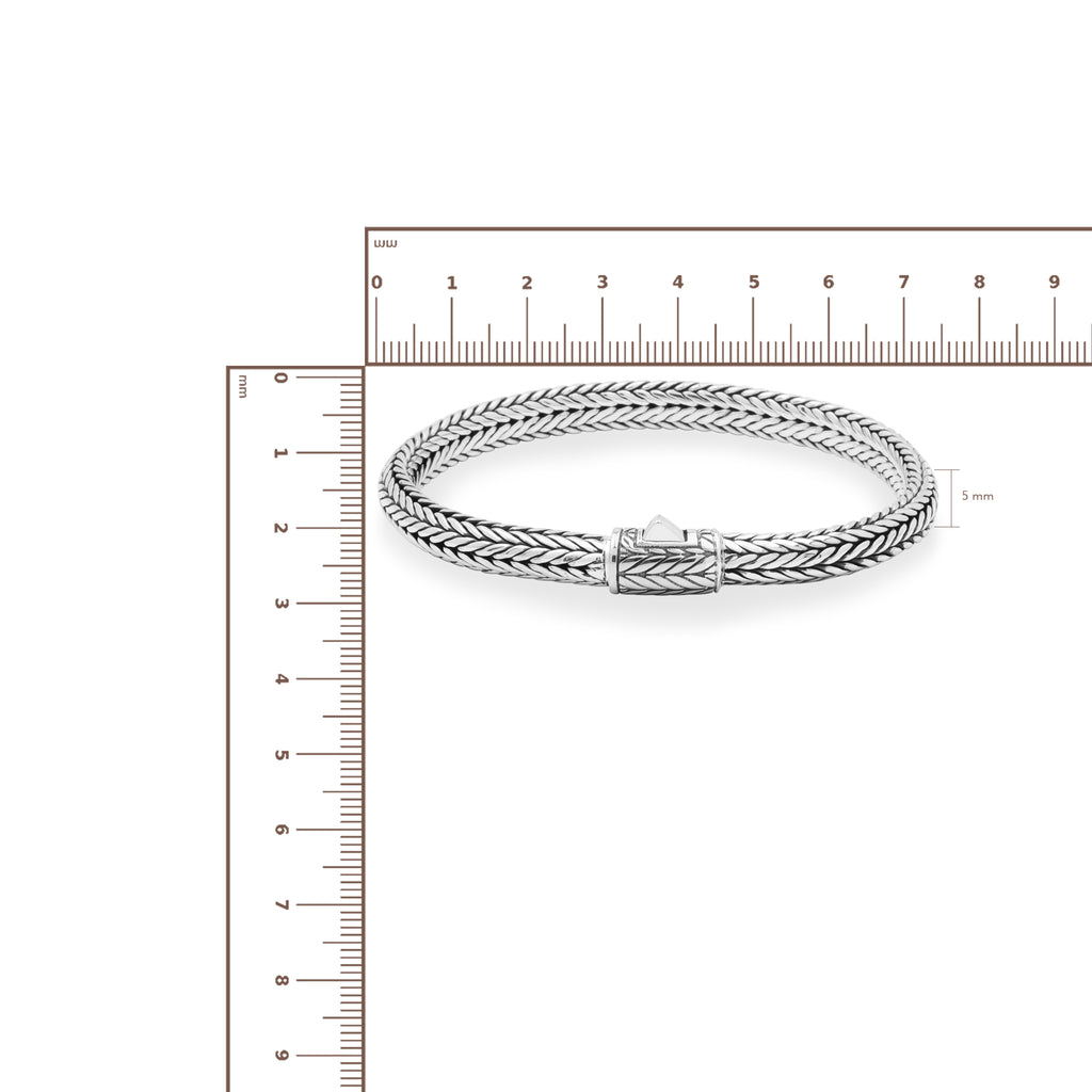 Men's 925 Silver Push Clap BraceleT Collection Sunaka Jewelry