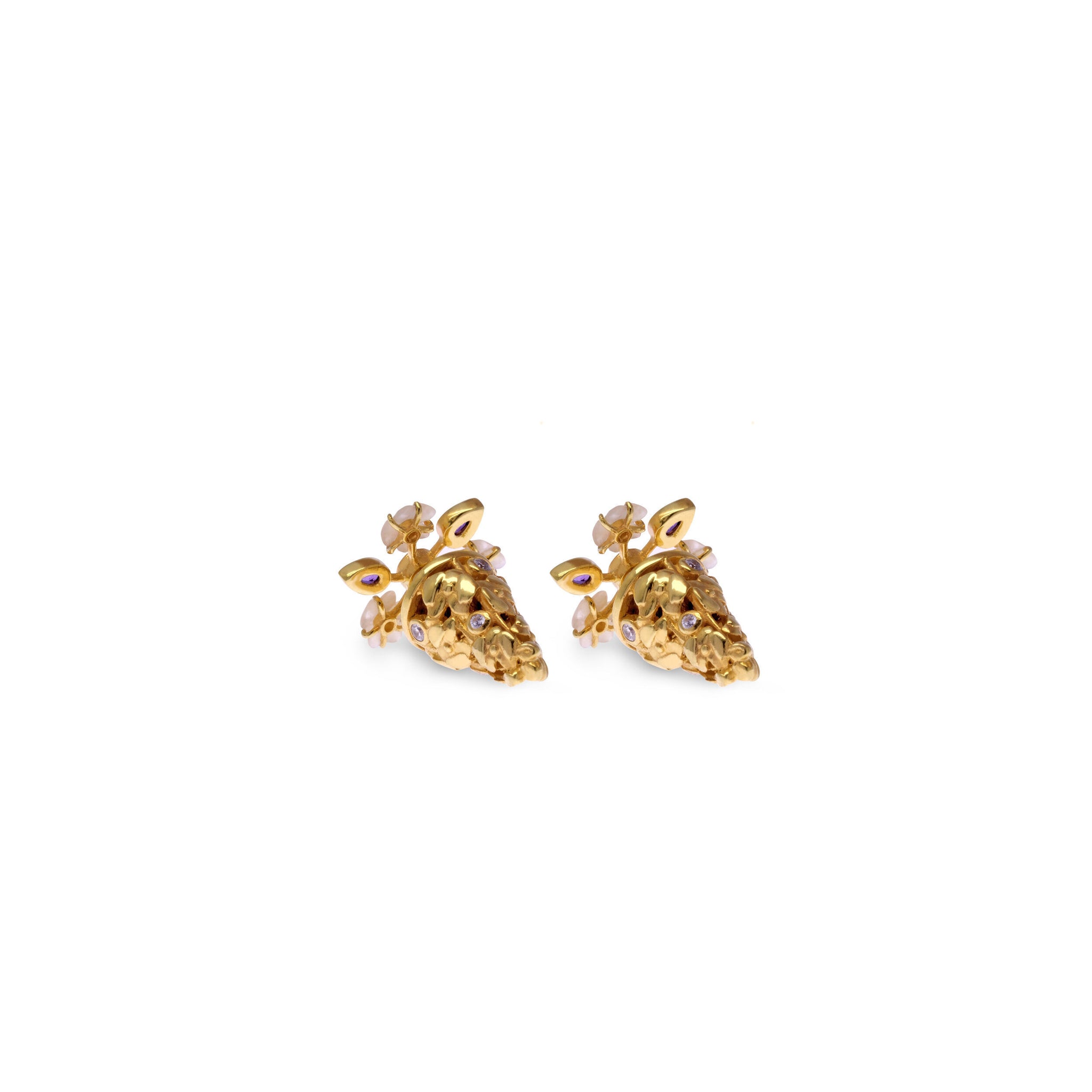 Earring Subeng Anggrek Collection Sterling Silver 925 Gold Plated