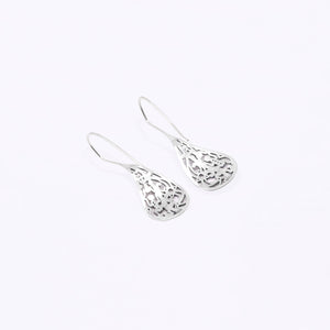 Silver Simple Earrings Bhineka Collections