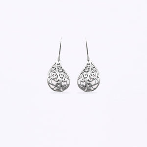 Silver Simple Earrings Bhineka Collections