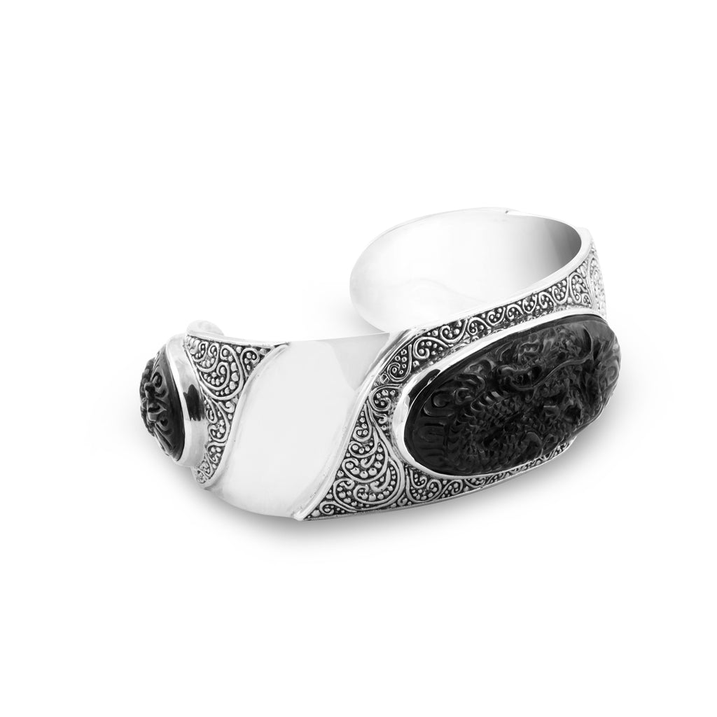 Naga Cuff Bracelet in Sterling Silver
