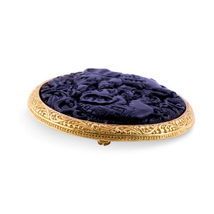 Gajah Collection Brooch Pin With 24 Carat Gold Plated