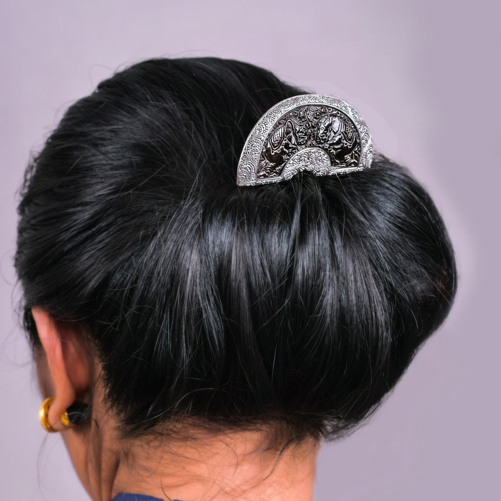 Gajah Collection Balinese Hairpiece in Sterling Silver