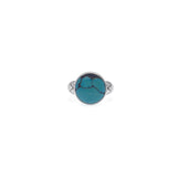 Classic Statement Turquoise Ring In 925 Sterling Silver