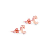 Alphabet Earrings Rose Gold Plated