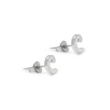 Alphabet Earrings Silver