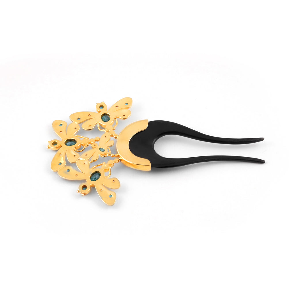 Capung Hairpiece 925 Sterling Silver