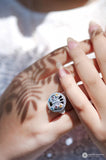 Vintage Butterfly Cocktail Ring With Multi Gemstone