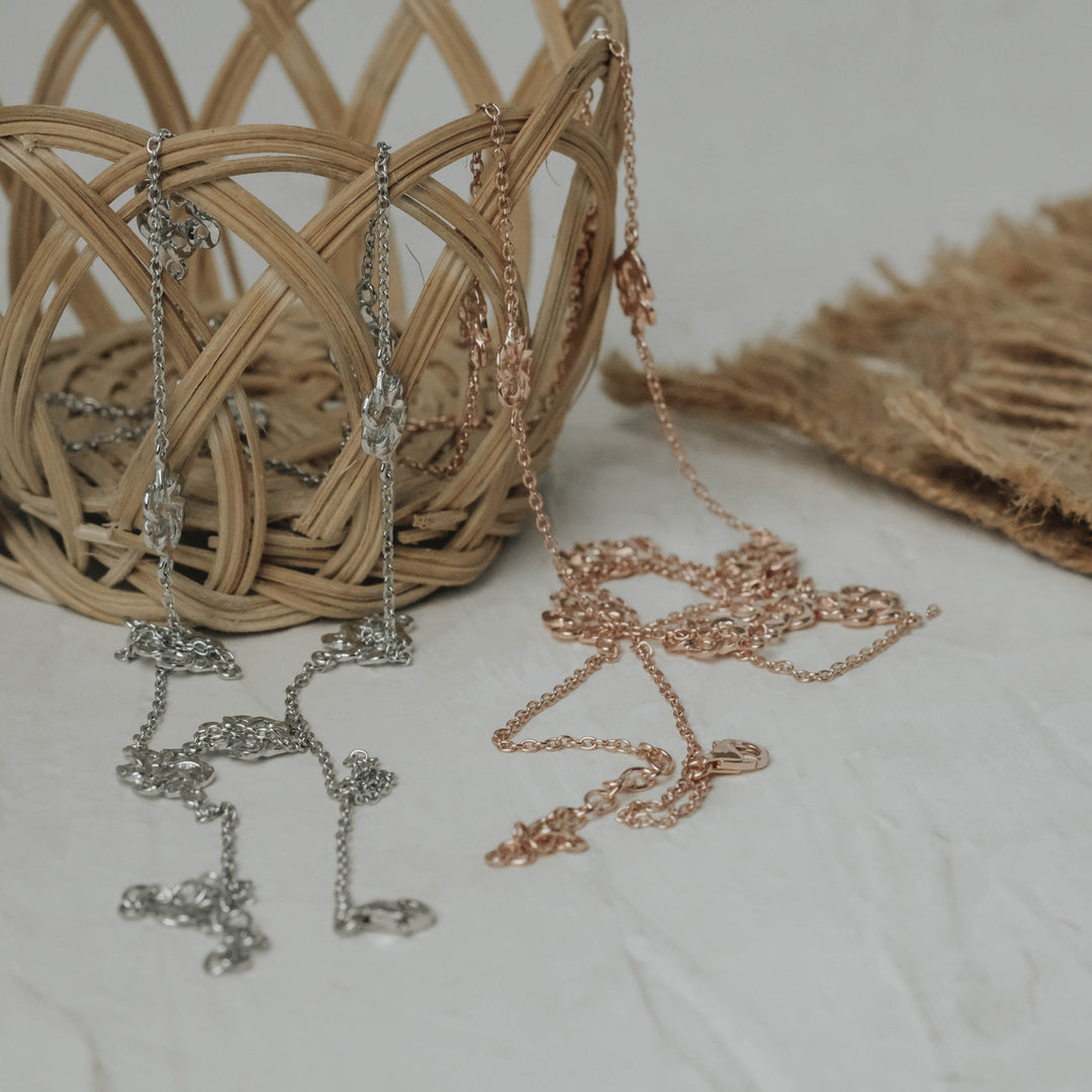 Woven Necklace in 925 Sterling Silver – Sunaka Jewelry