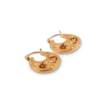 Silver Hoop  Earrings Capung Collections Balinese Mini Earrings Gold Plated