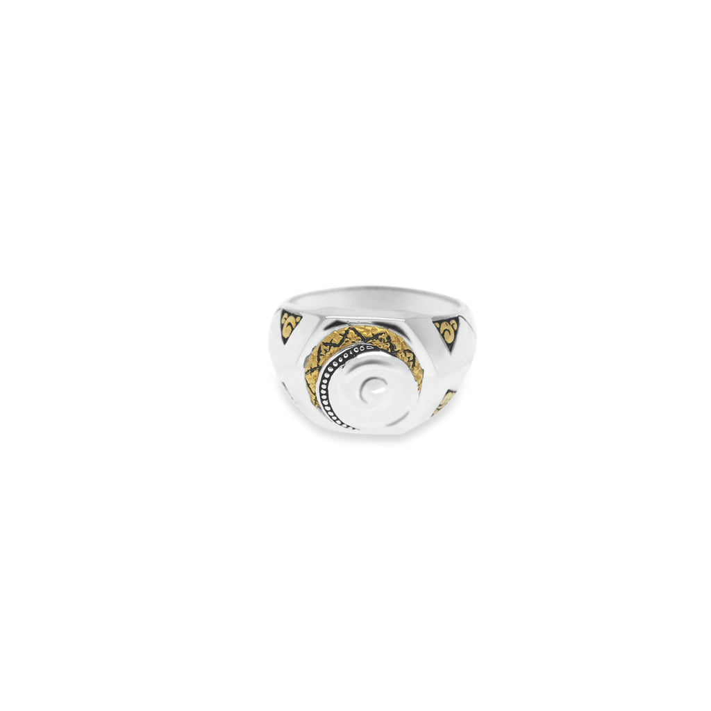 Keong Emas Midi Ring in Sterling Silver