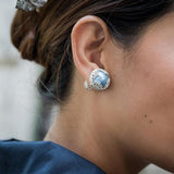 Padma Acala Earrings in Sterling Silver