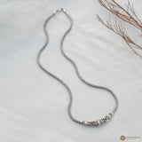 Emas Perak Braided Chain Necklace