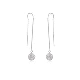 Sebun threader earring in silver 925/E.1203