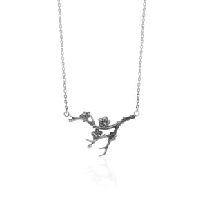 Cherry Blossom Necklace 925 Sterling Silver 16 Inches Cherry Blossom Collection