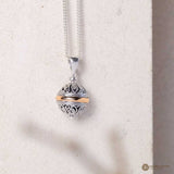 Emas Perak Bead Pendant (Pendant Only, Without Chain) in Sterling Silver