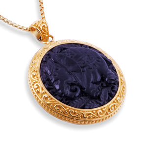 Gajah Collection Pendant in 925 Sterling Silver With 24 Carat Gold Plated