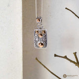 Emas Perak Heart Shape Pendant in Sterling Silver