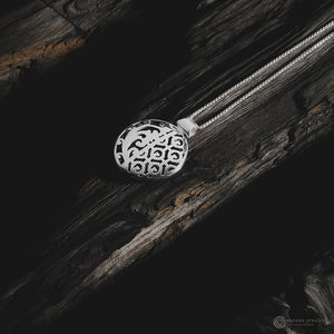 Bhinneka Circle Pendant in Sterling Silver (pendant only)