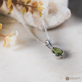 Hammer Peridot/ Pearl/ Amethyst Pendant (without necklace) in Sterling Silver