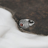 Jawan Gunung Silver Ring Garnet