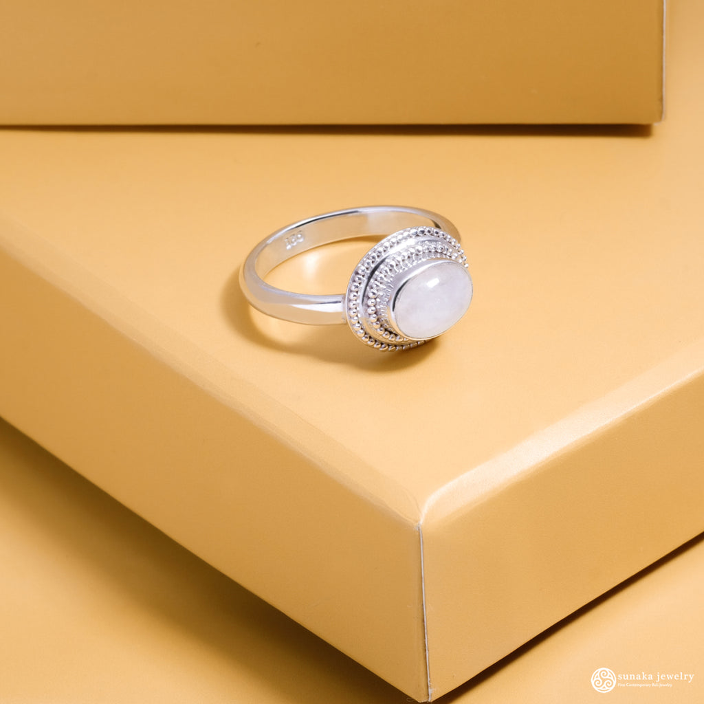 Jawan Keliling Gemstone Cocktail Ring in Sterling Silver
