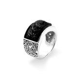Gajah Collection Band Ring in Sterling Silver