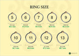 Emas Perak Mini Ring in Sterling Silver