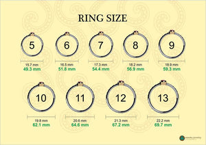 Emas Perak Beads Ring in Sterling Silver