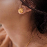 Asoka Mini Balinese Stud Earrings
