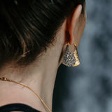 Ayung Hoop Earring In Two Tone Ayung Collection