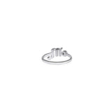 Scorpio Zodiac Adjustable Ring For Women In 925 Silver With Citrine Gems