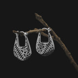 Bhinneka Hoop Earrings in Sterling Silver