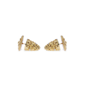 Flamboyan Subeng Stud Earrings Gold Plated