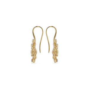 Flamboyan Dangling Earrings Gold Plated/E.1252