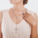 Rosario Necklace in sterling silver 925 with Amethys /N.394AM