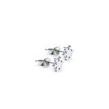 Tiny Snowflakes Stud Earrings 925 Sterling Silver
